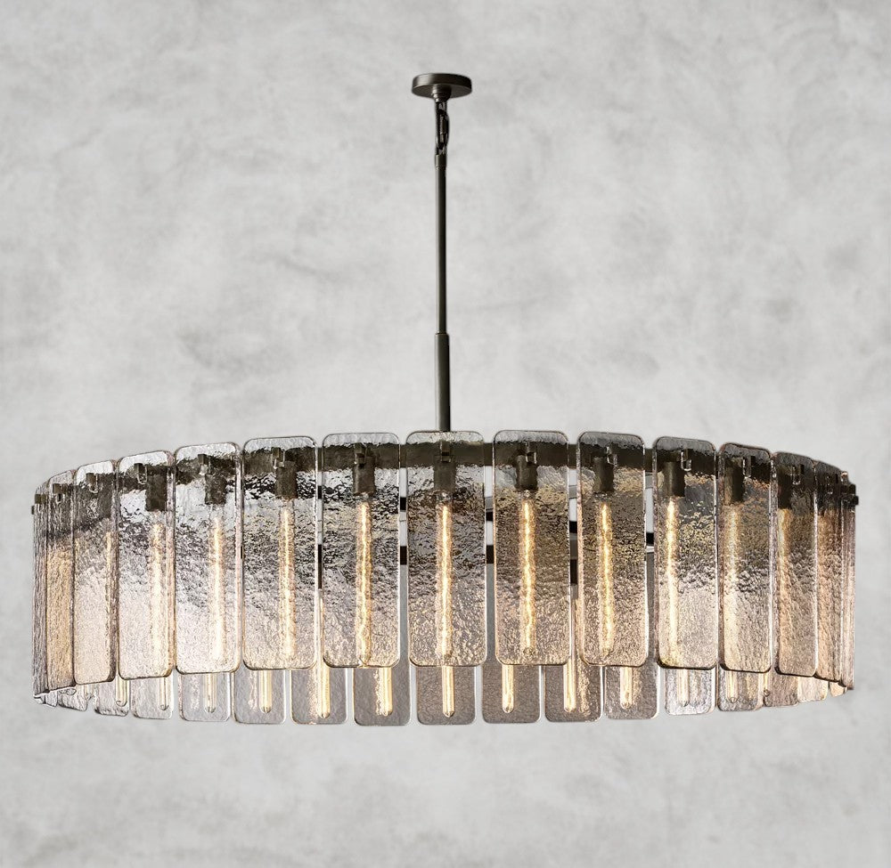 Calamette Glass Round Chandelier 36", 48", 60"